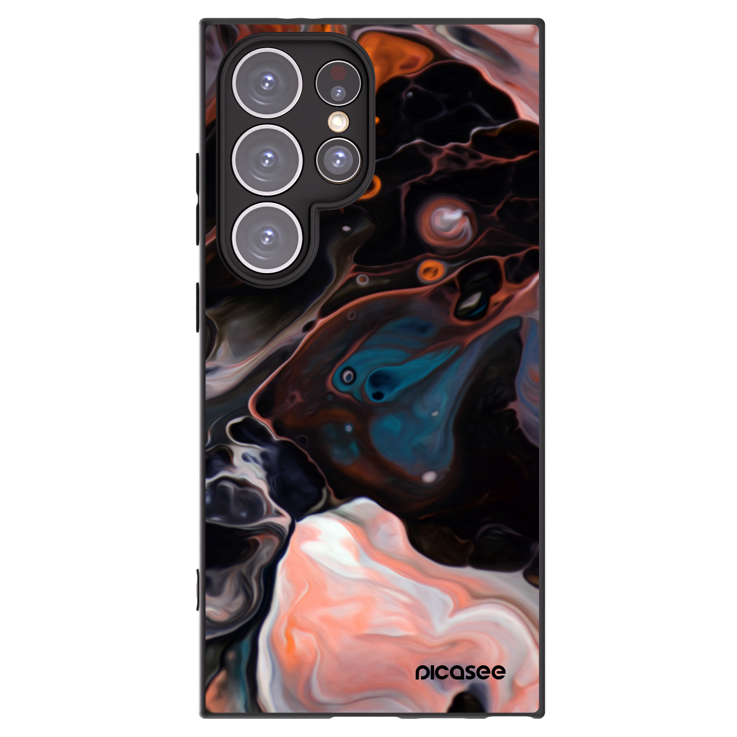 Picasee silikonski črni ovitek za Samsung Galaxy S24 Ultra S928B 5G - Cream