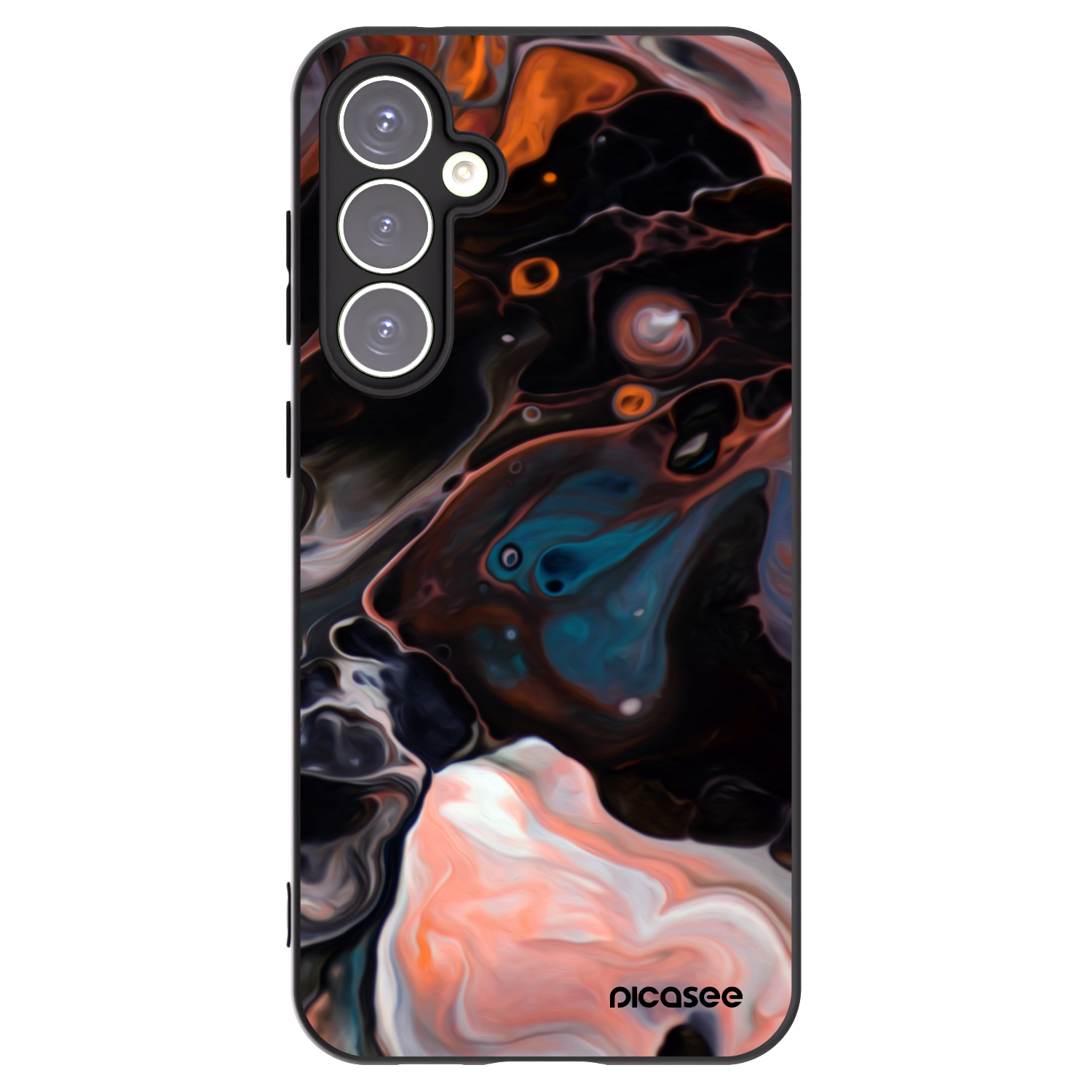 Picasee silikonski črni ovitek za Samsung Galaxy S23 FE S711B - Cream