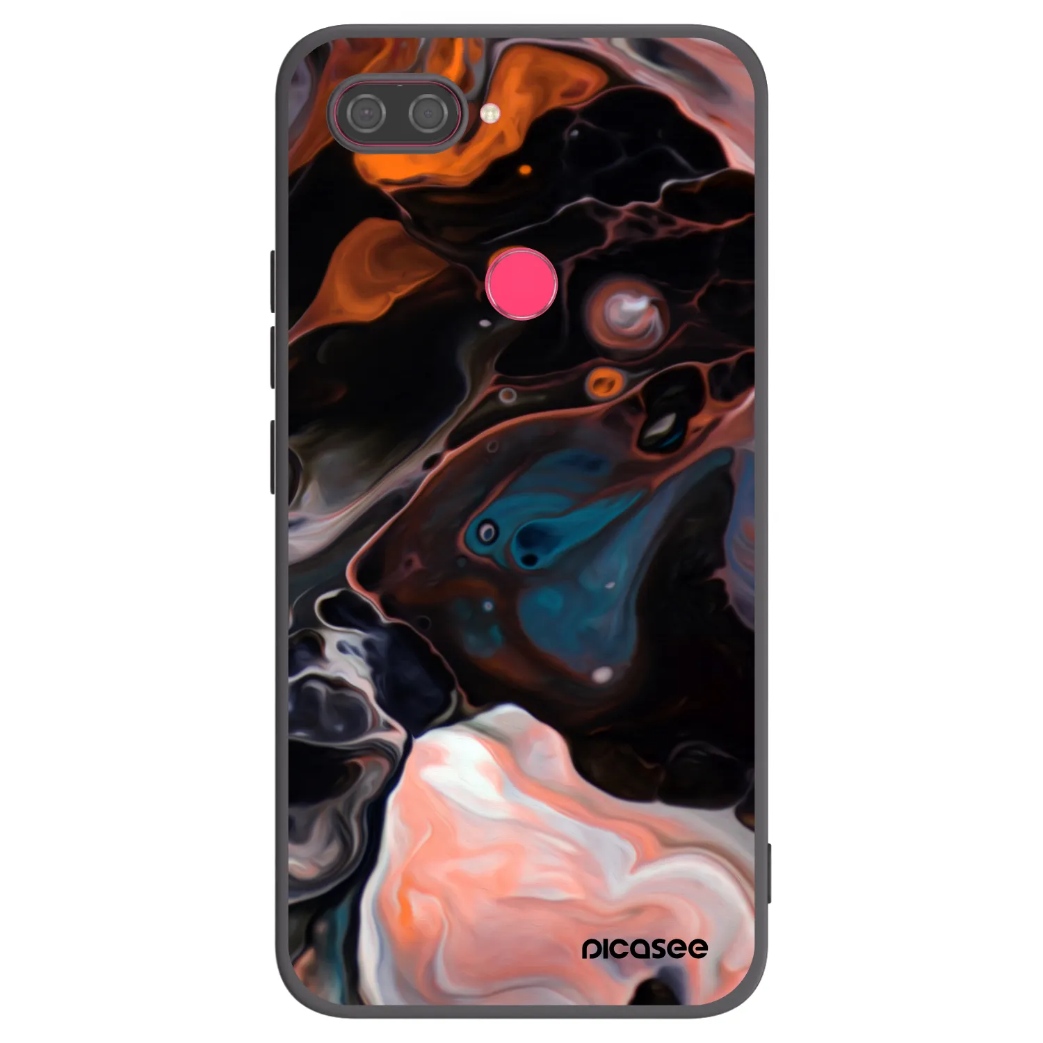 Picasee silikonski črni ovitek za Xiaomi Mi 8 Lite - Cream