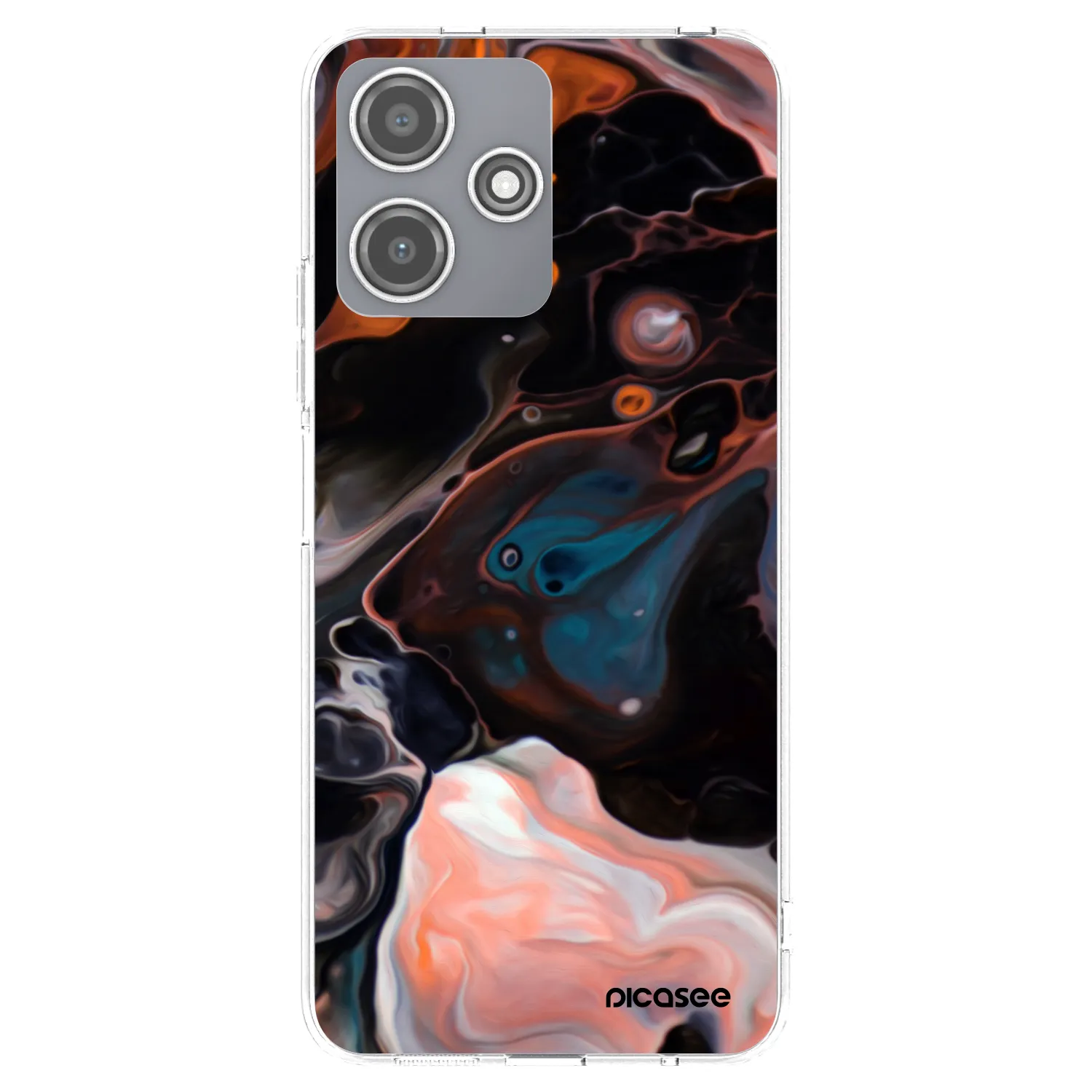 Picasee silikonski prozorni ovitek za Xiaomi Redmi 12 5G - Cream