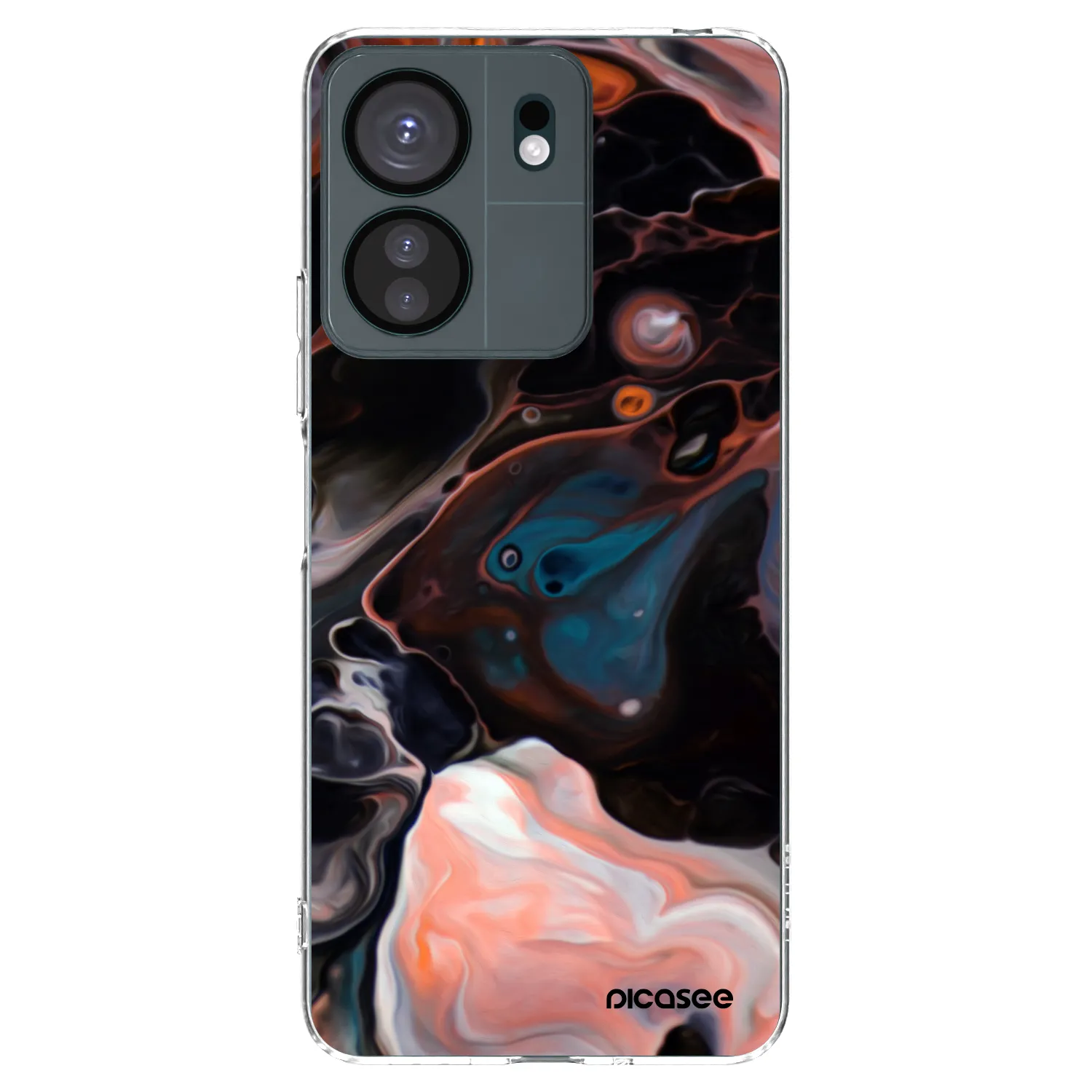 Picasee silikonski prozorni ovitek za Xiaomi Redmi 13C 4G - Cream