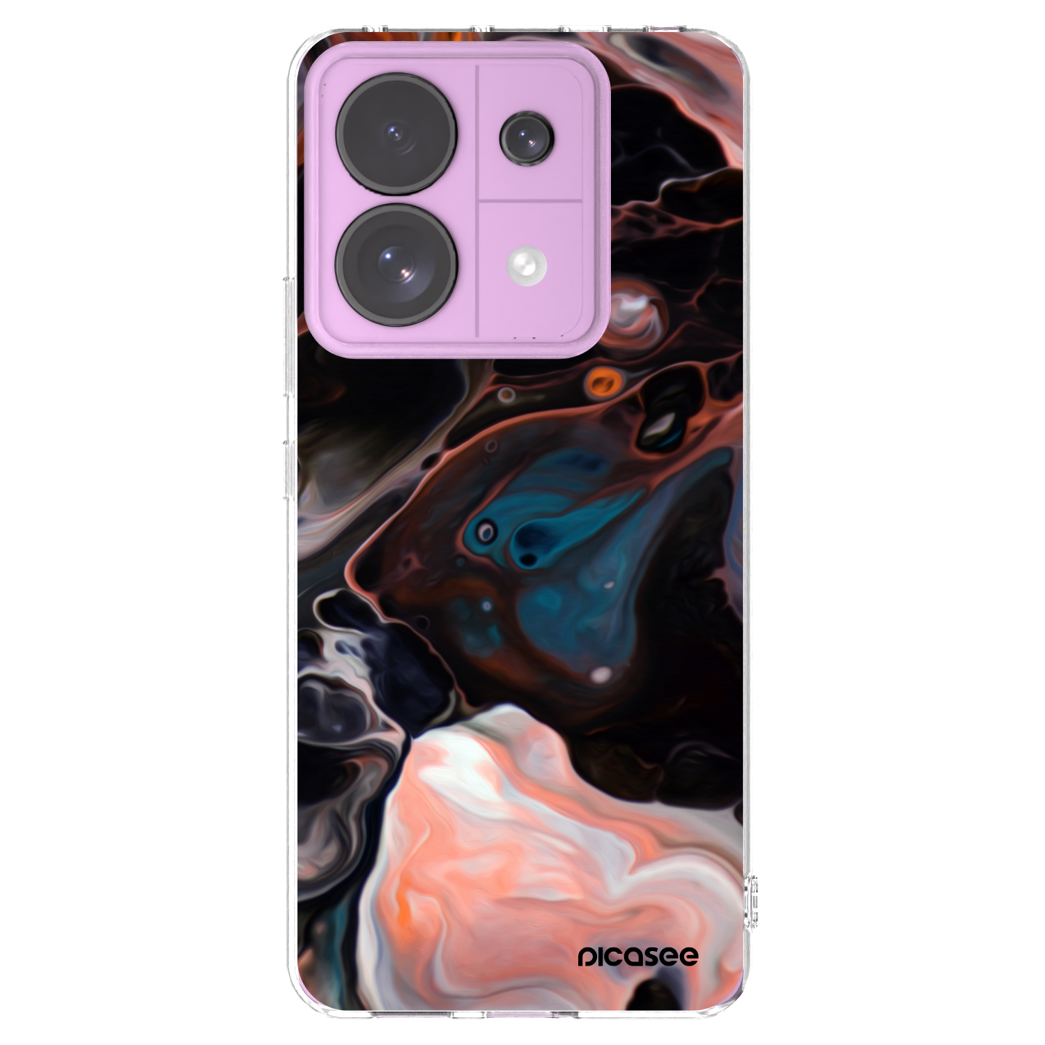 Picasee silikonski prozorni ovitek za Xiaomi Redmi Note 13 Pro 5G - Cream