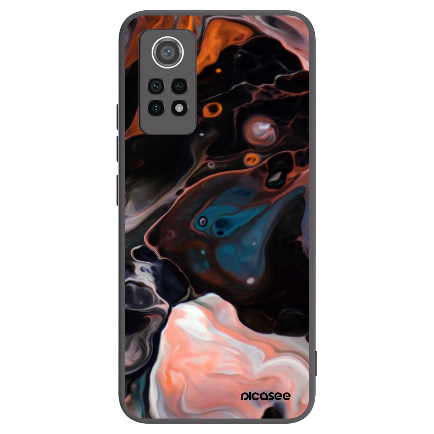 Picasee silikonski črni ovitek za Xiaomi Redmi Note 12 Pro 4G - Cream