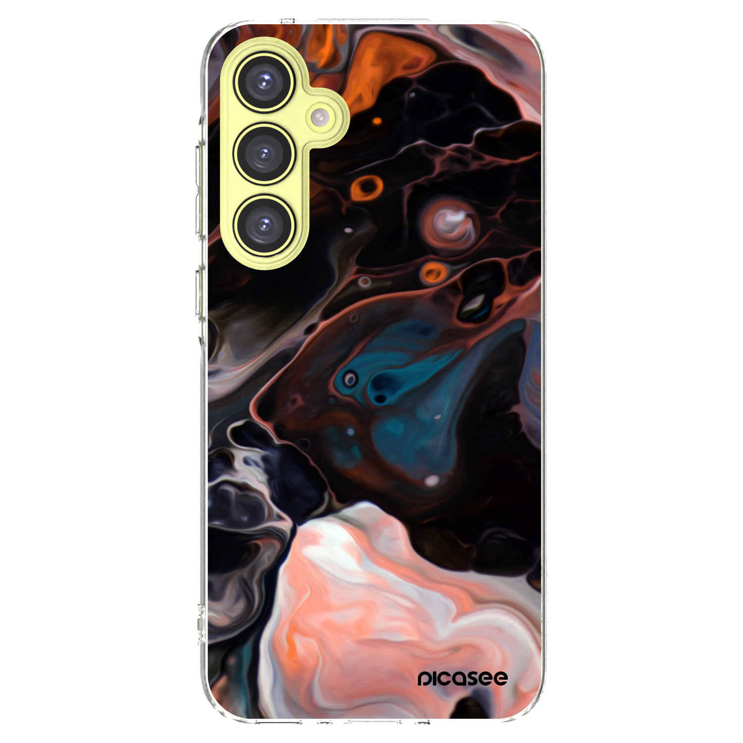 Picasee silikonski prozorni ovitek za Samsung Galaxy A35 5G A356B - Cream