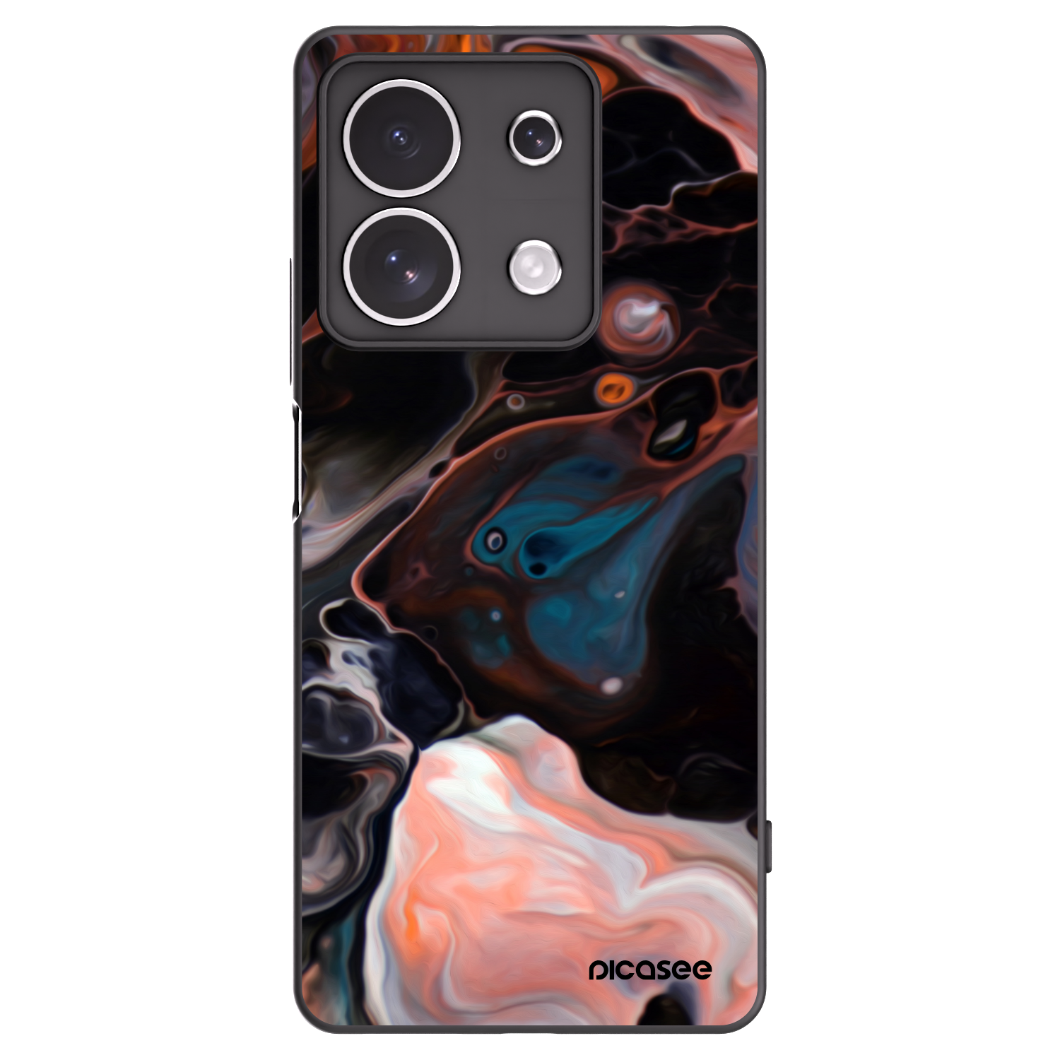 Picasee silikonski črni ovitek za Xiaomi Redmi Note 13 4G - Cream