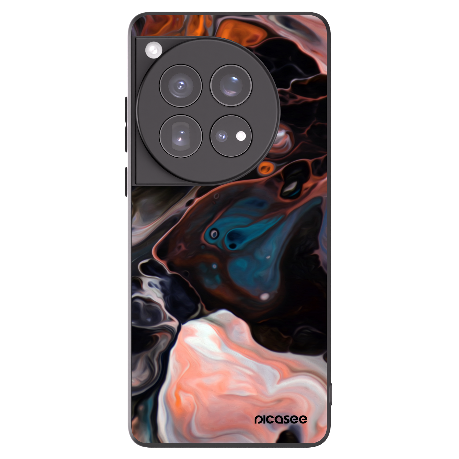 Picasee silikonski črni ovitek za OnePlus 12 5G - Cream