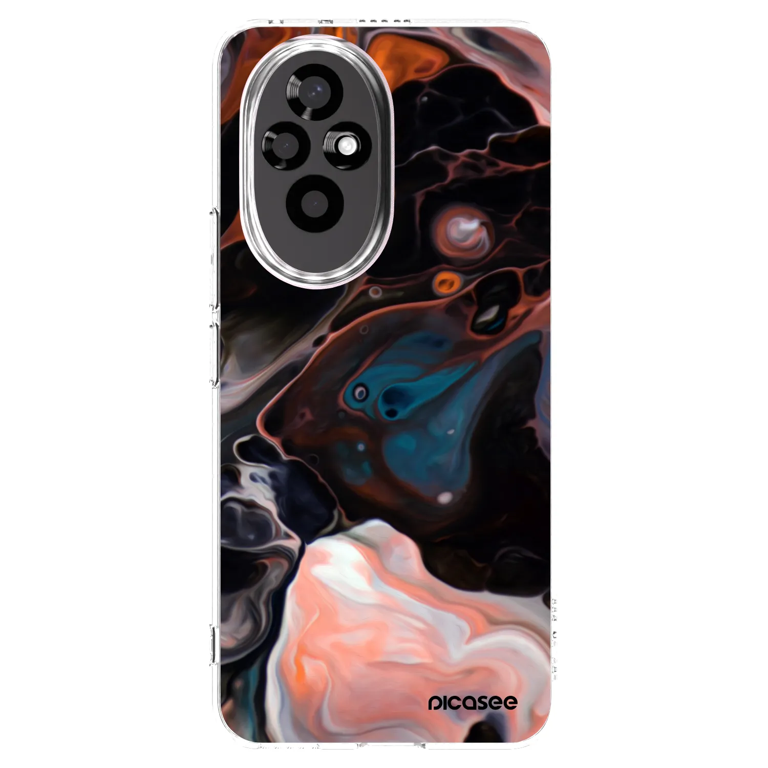 Picasee silikonski prozorni ovitek za Honor 200 Pro 5G - Cream