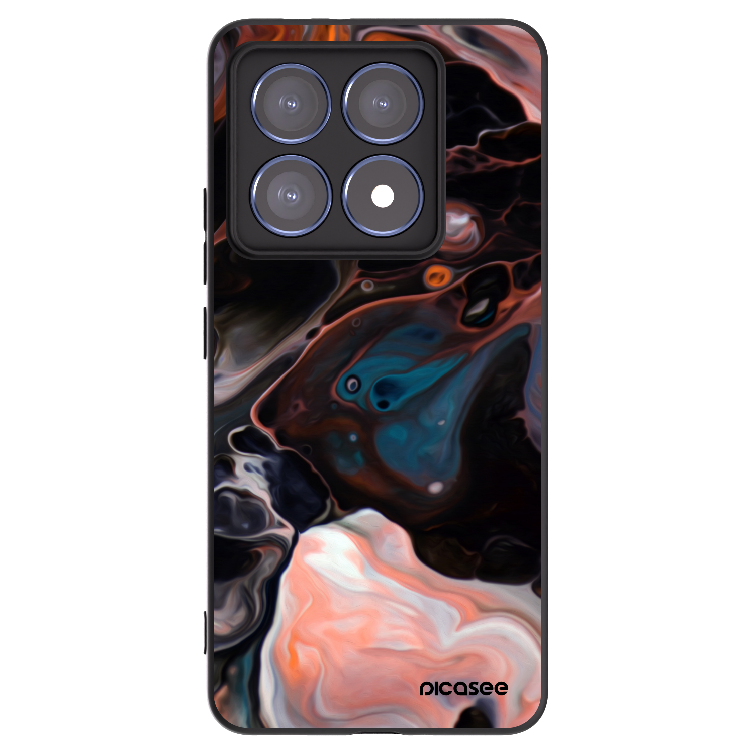 Picasee silikonski črni ovitek za Xiaomi 14T Pro - Cream