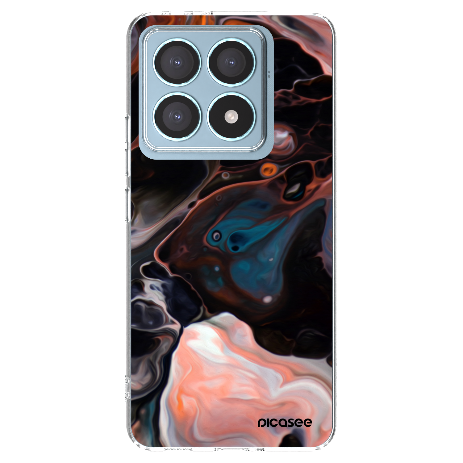 Picasee silikonski prozorni ovitek za Xiaomi 14T Pro - Cream
