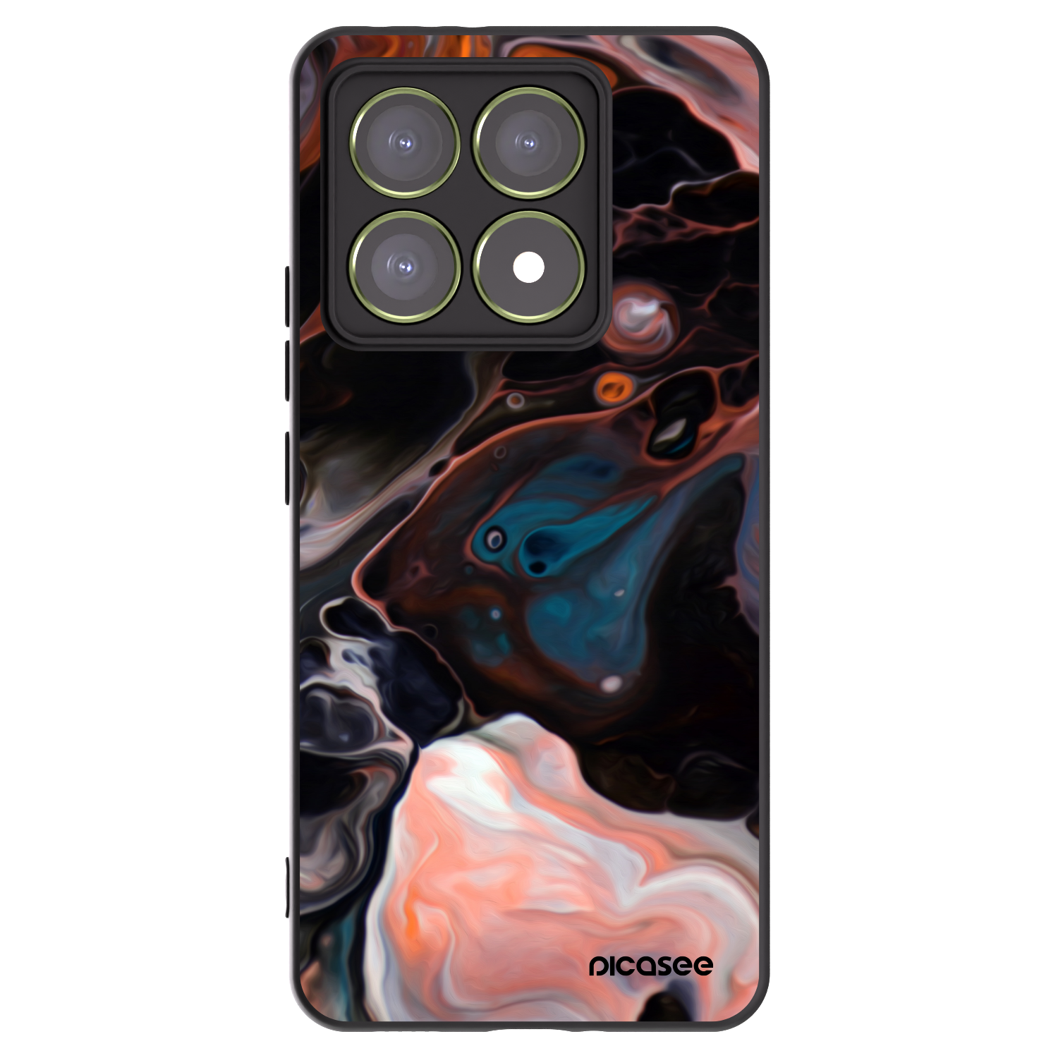 Picasee silikonski črni ovitek za Xiaomi 14T - Cream