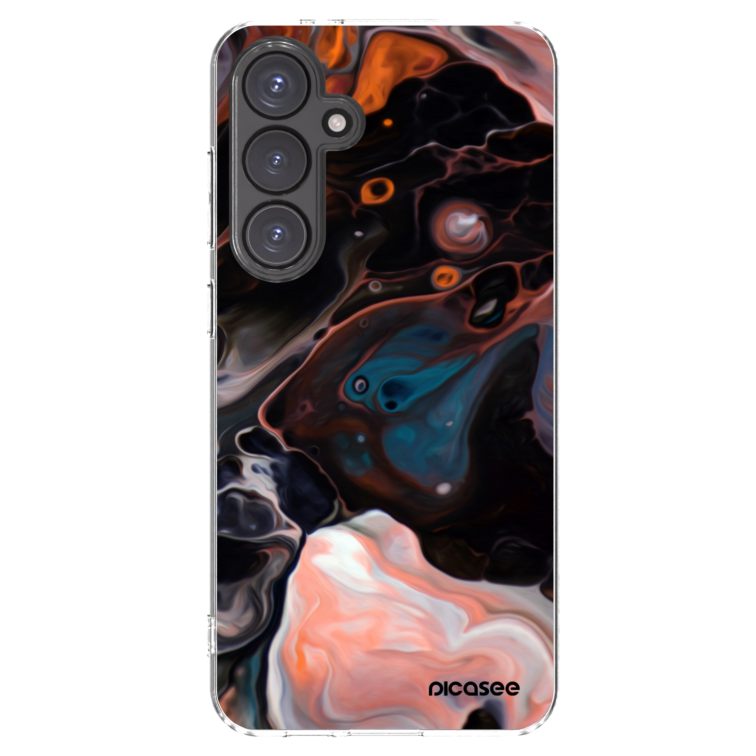 Picasee silikonski prozorni ovitek za Samsung Galaxy S24 FE S721B - Cream