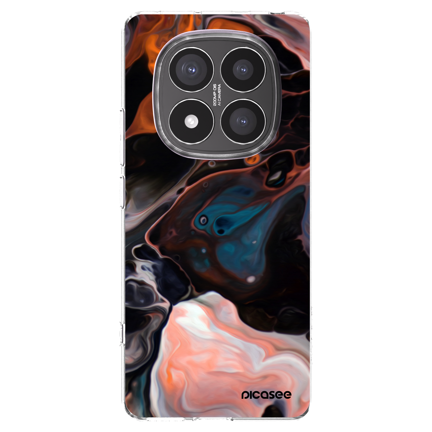 Picasee silikonski prozorni ovitek za Xiaomi Redmi Note 14 Pro+ 5G - Cream