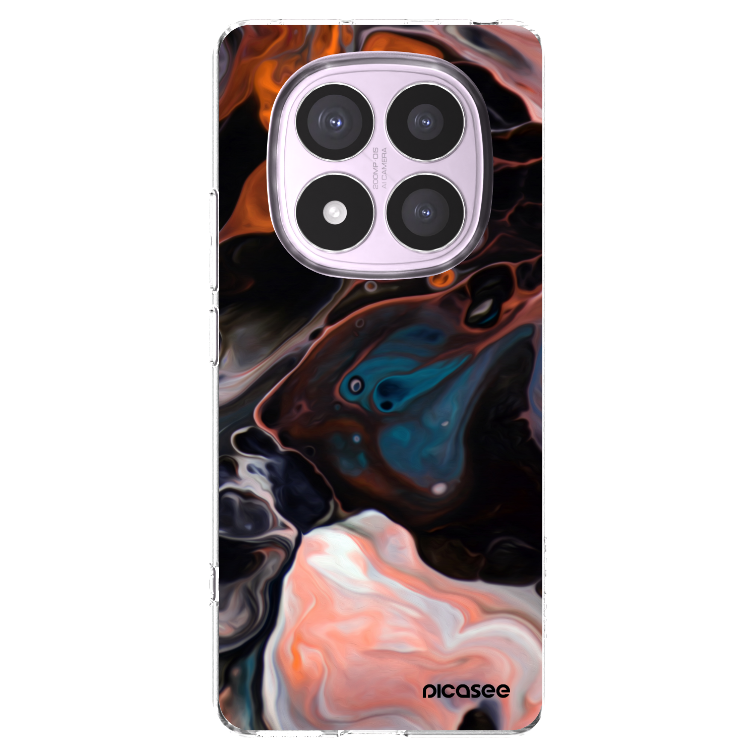 Picasee silikonski prozorni ovitek za Xiaomi Redmi Note 14 Pro 5G - Cream