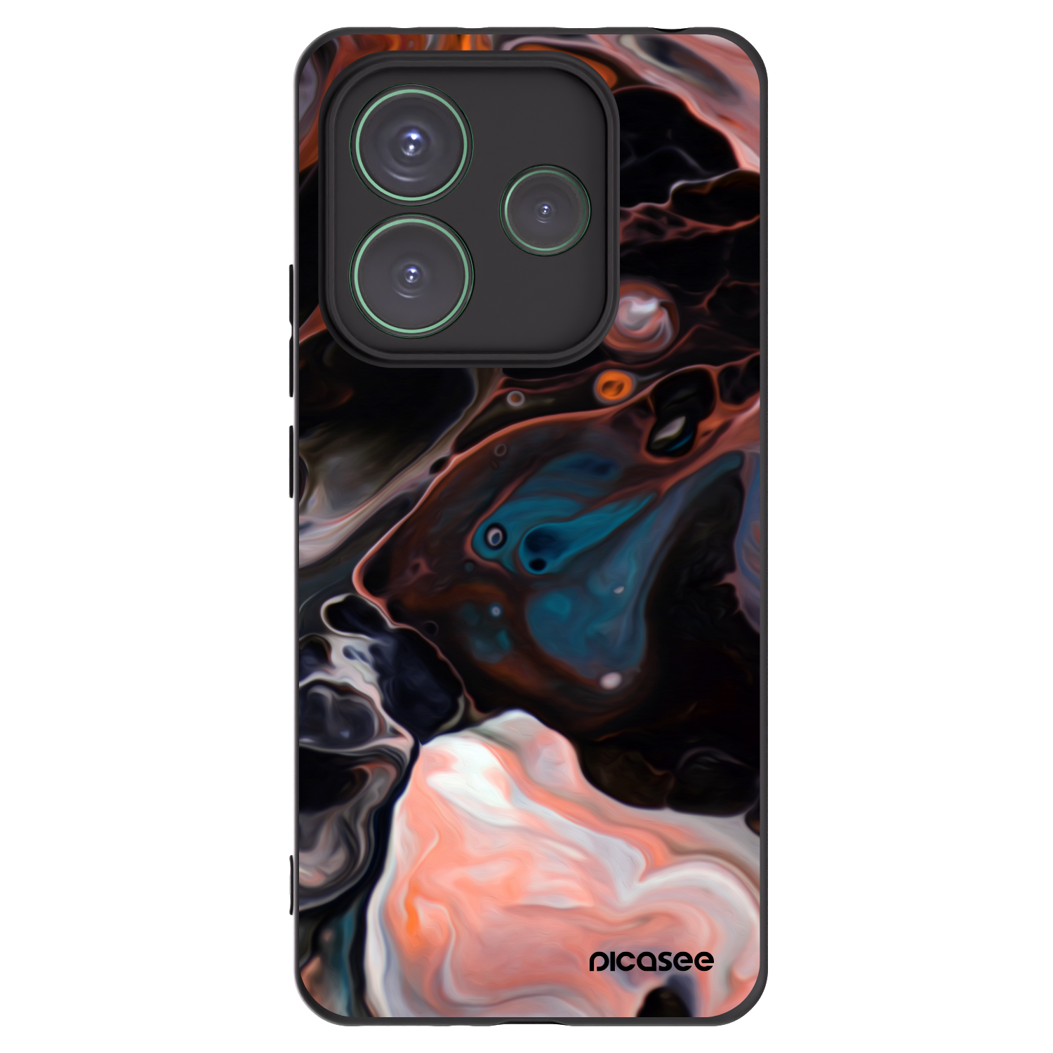 Picasee silikonski črni ovitek za Xiaomi Redmi Note 14 5G - Cream