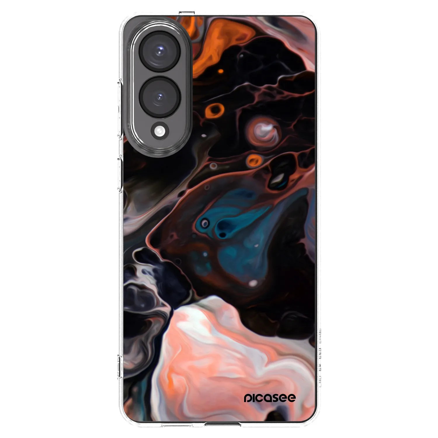 Picasee silikonski prozorni ovitek za Samsung Galaxy S25 Edge 5G - Cream