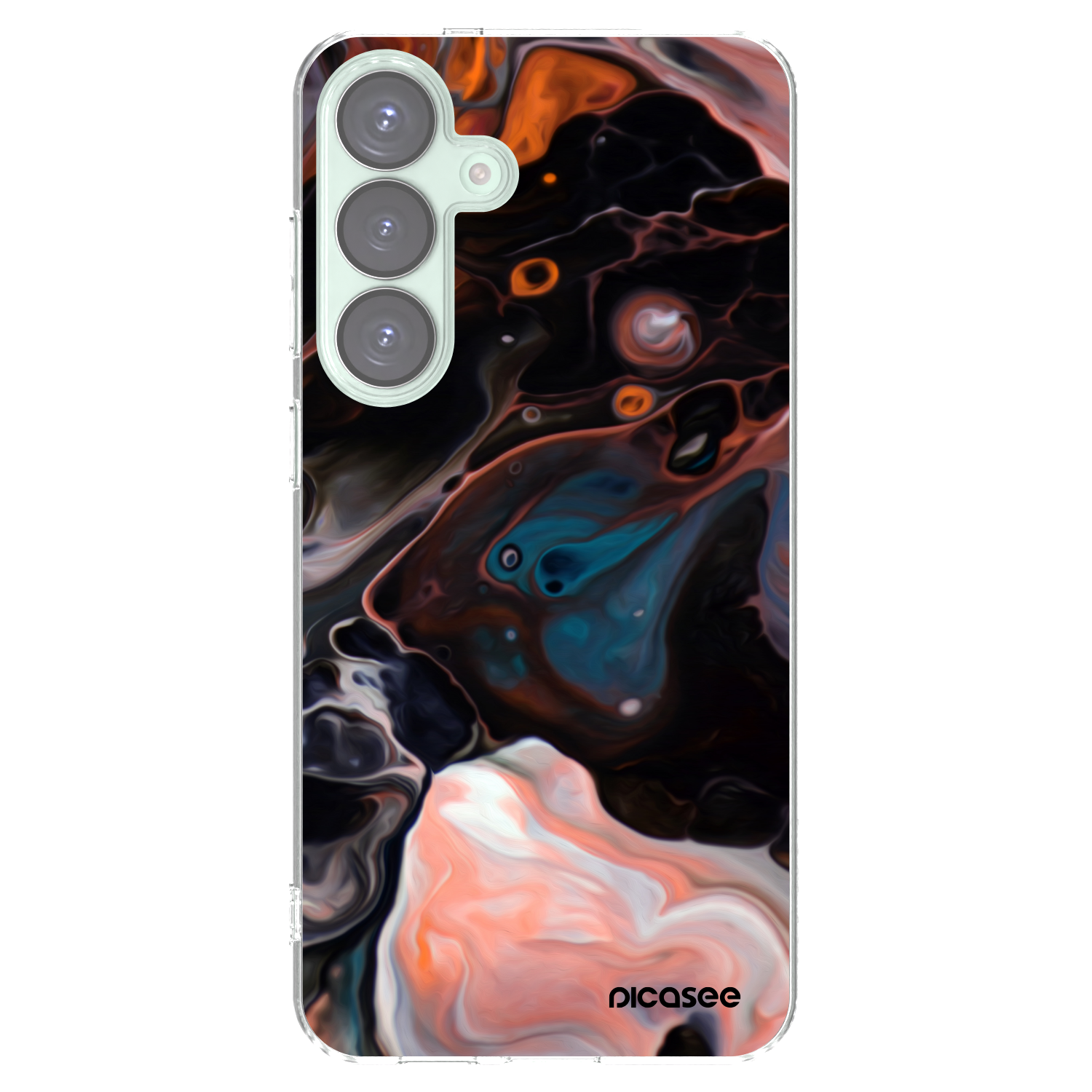 Picasee silikonski prozorni ovitek za Samsung Galaxy S25+ 5G - Cream