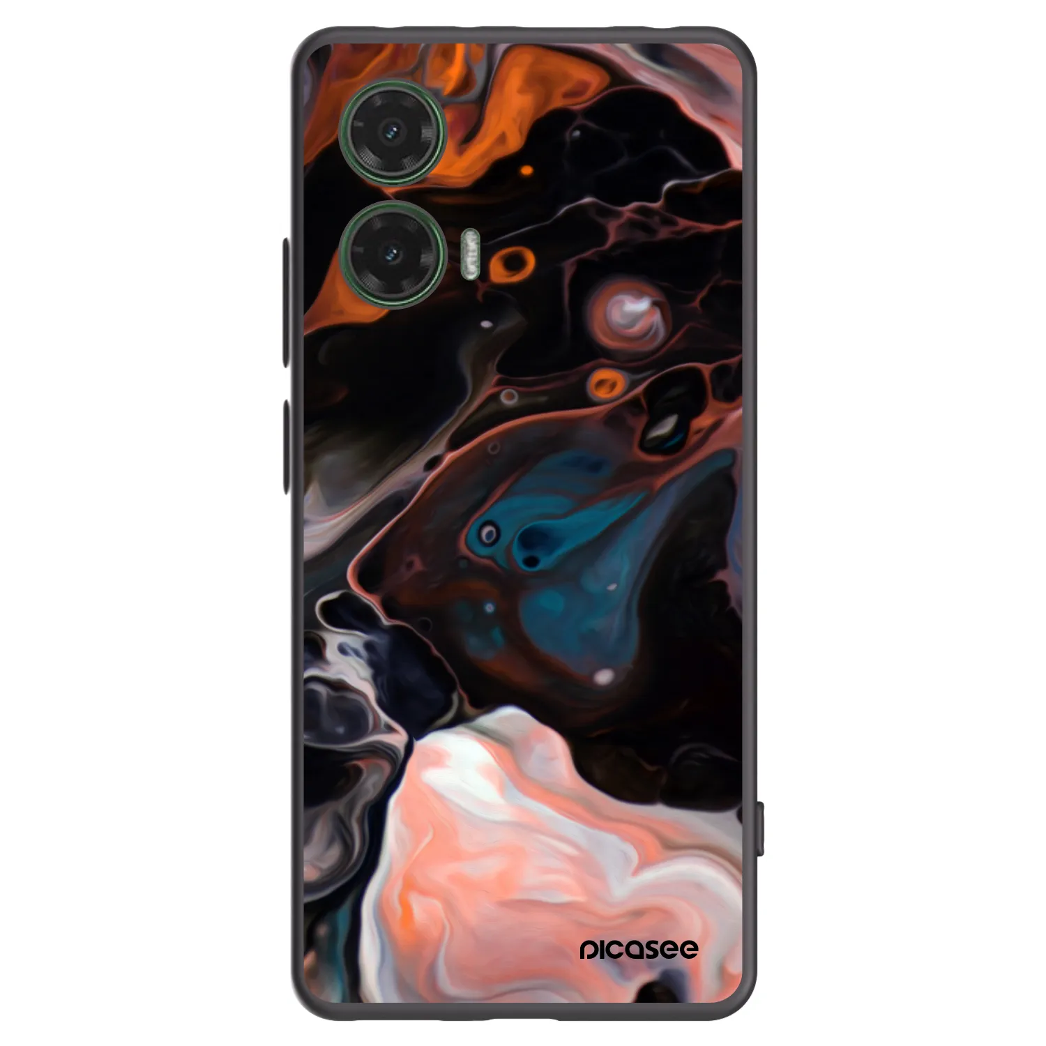 Picasee silikonski črni ovitek za Motorola Moto G35 5G - Cream