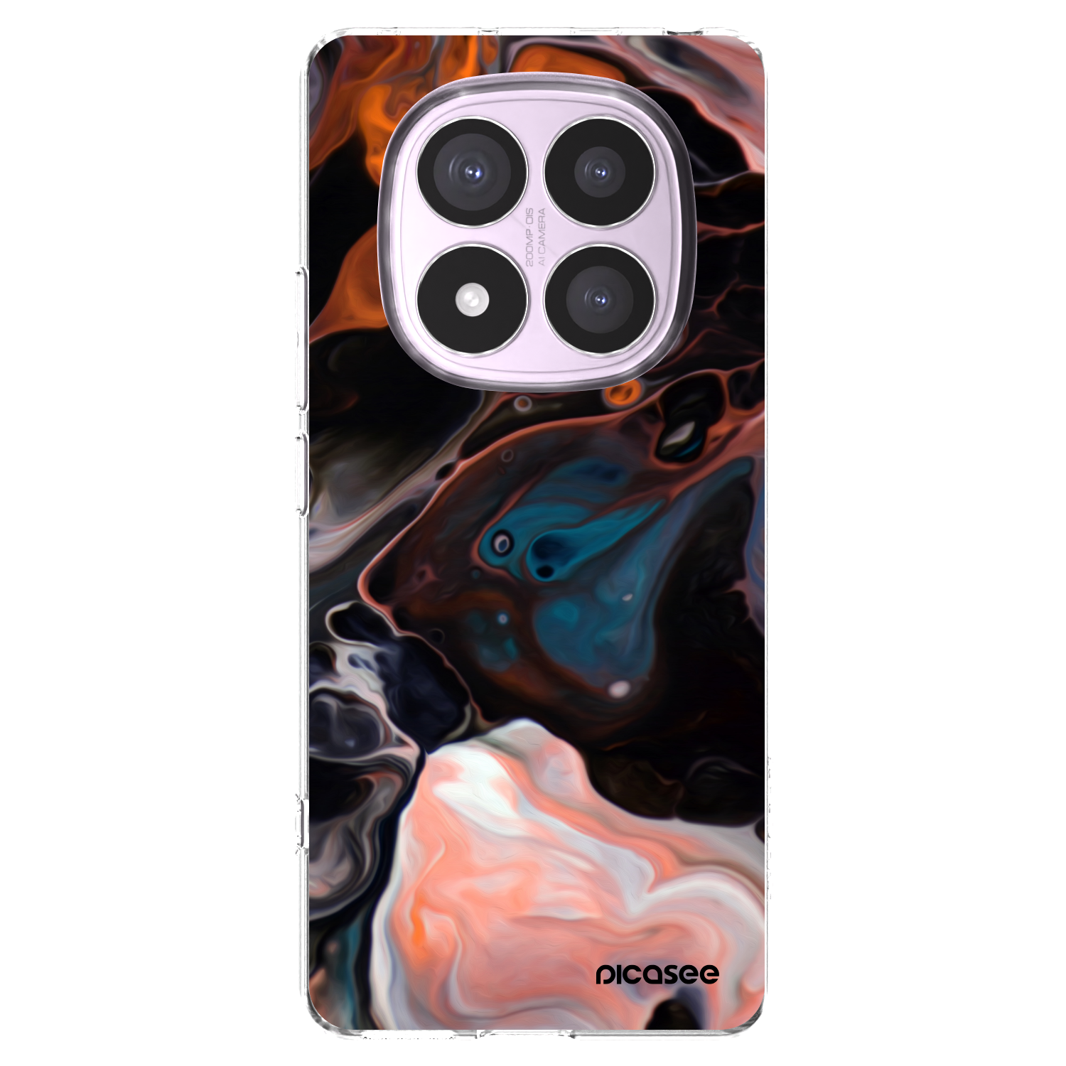 Picasee silikonski prozorni ovitek za Xiaomi Redmi Note 14 Pro 4G - Cream