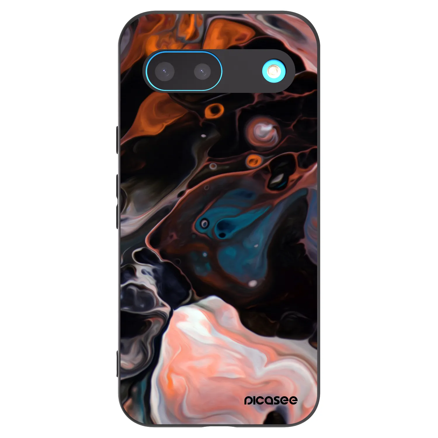 Picasee silikonski črni ovitek za Google Pixel 8 - Cream