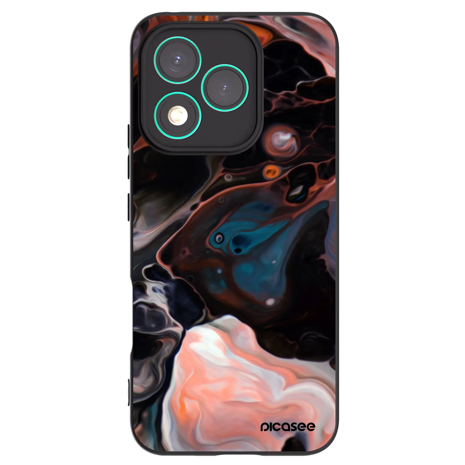 Picasee silikonski črni ovitek za Honor 400 Lite 5G - Cream