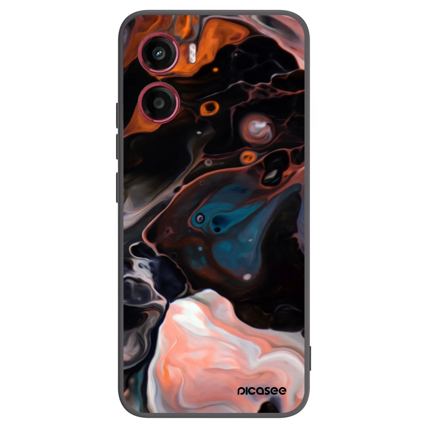 Picasee silikonski črni ovitek za Motorola Moto G05 - Cream