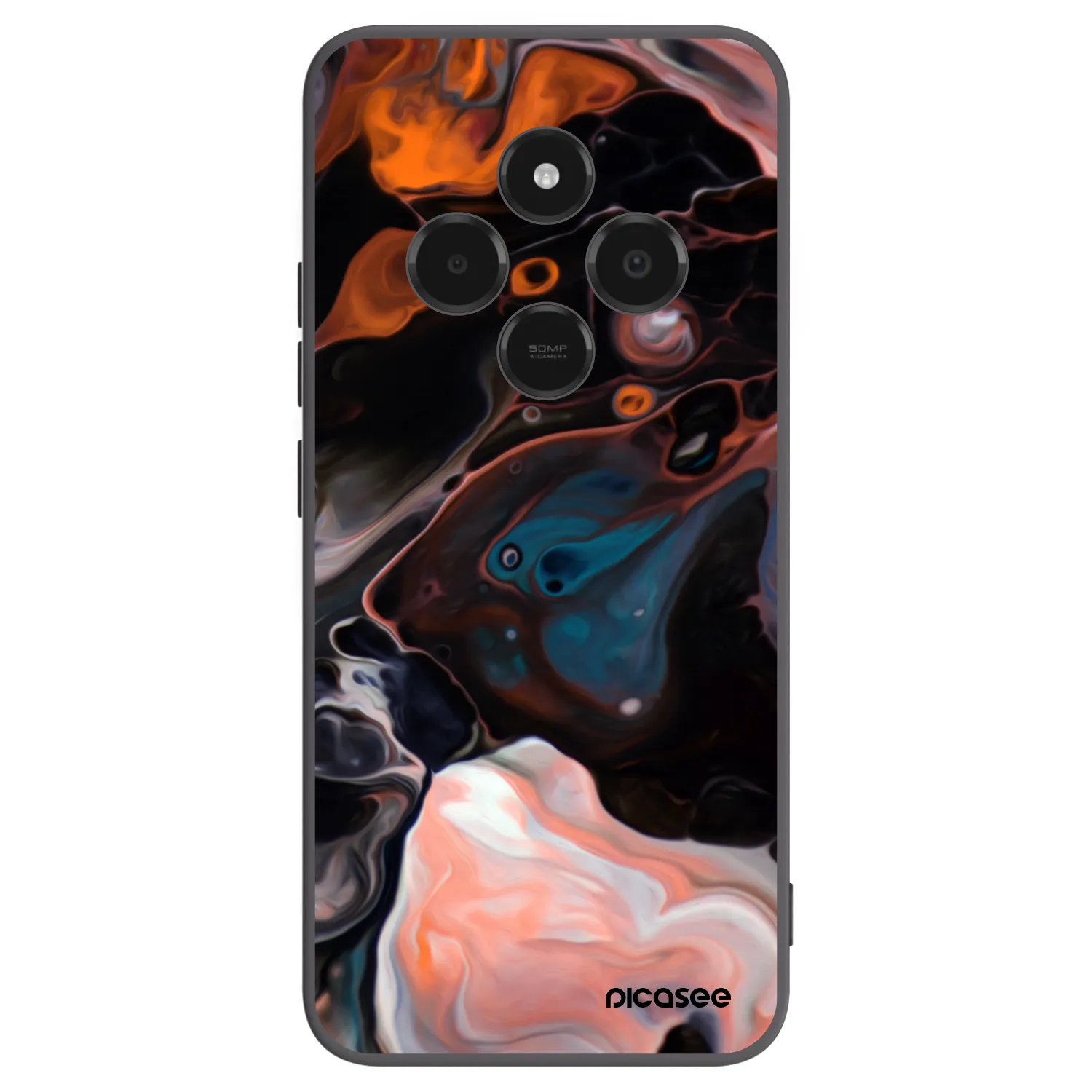 Picasee silikonski črni ovitek za Xiaomi Poco C75 - Cream