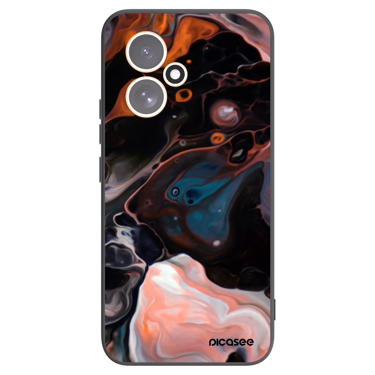 Picasee silikonski črni ovitek za Honor 400 5G - Cream