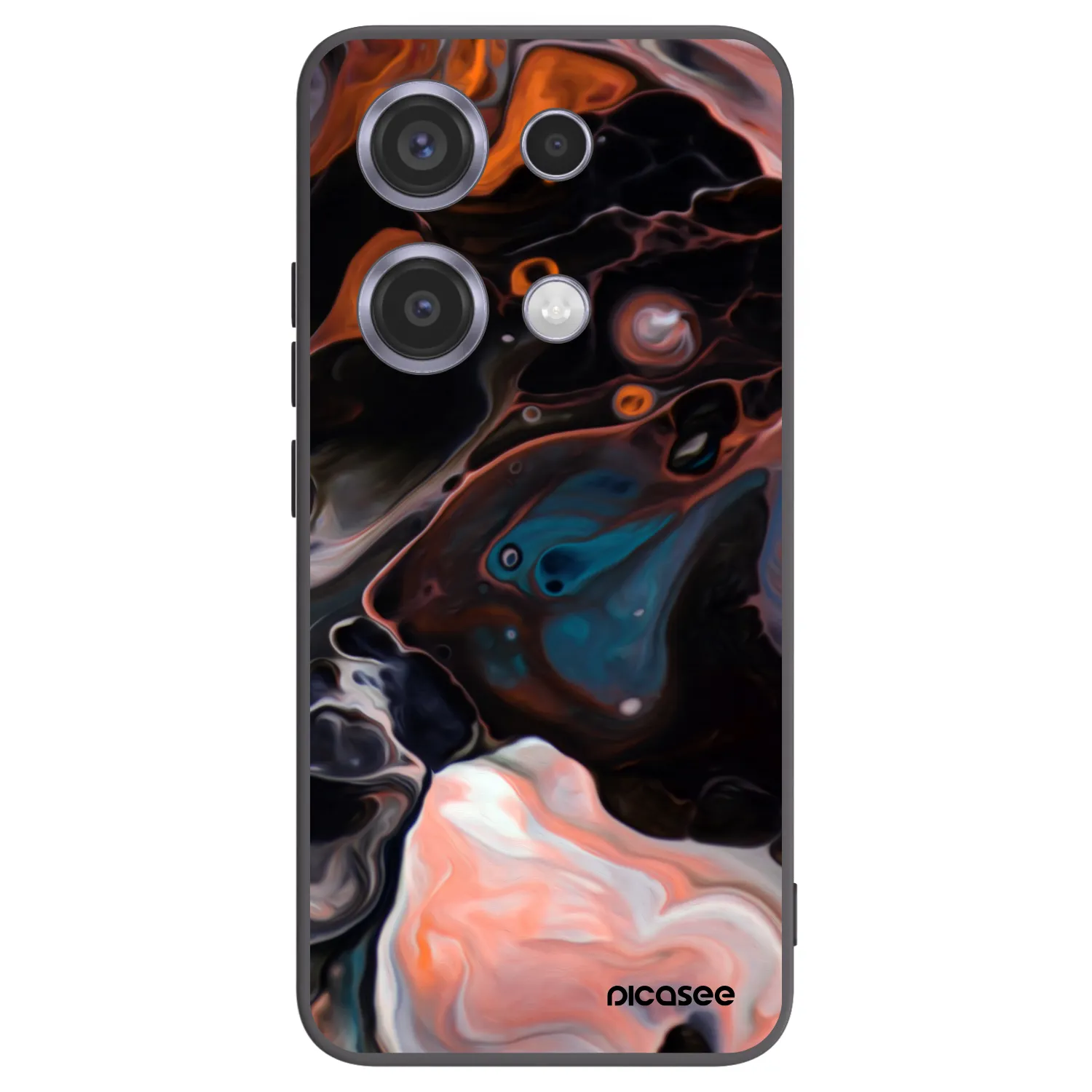 Picasee silikonski črni ovitek za Xiaomi Redmi Note 14S - Cream