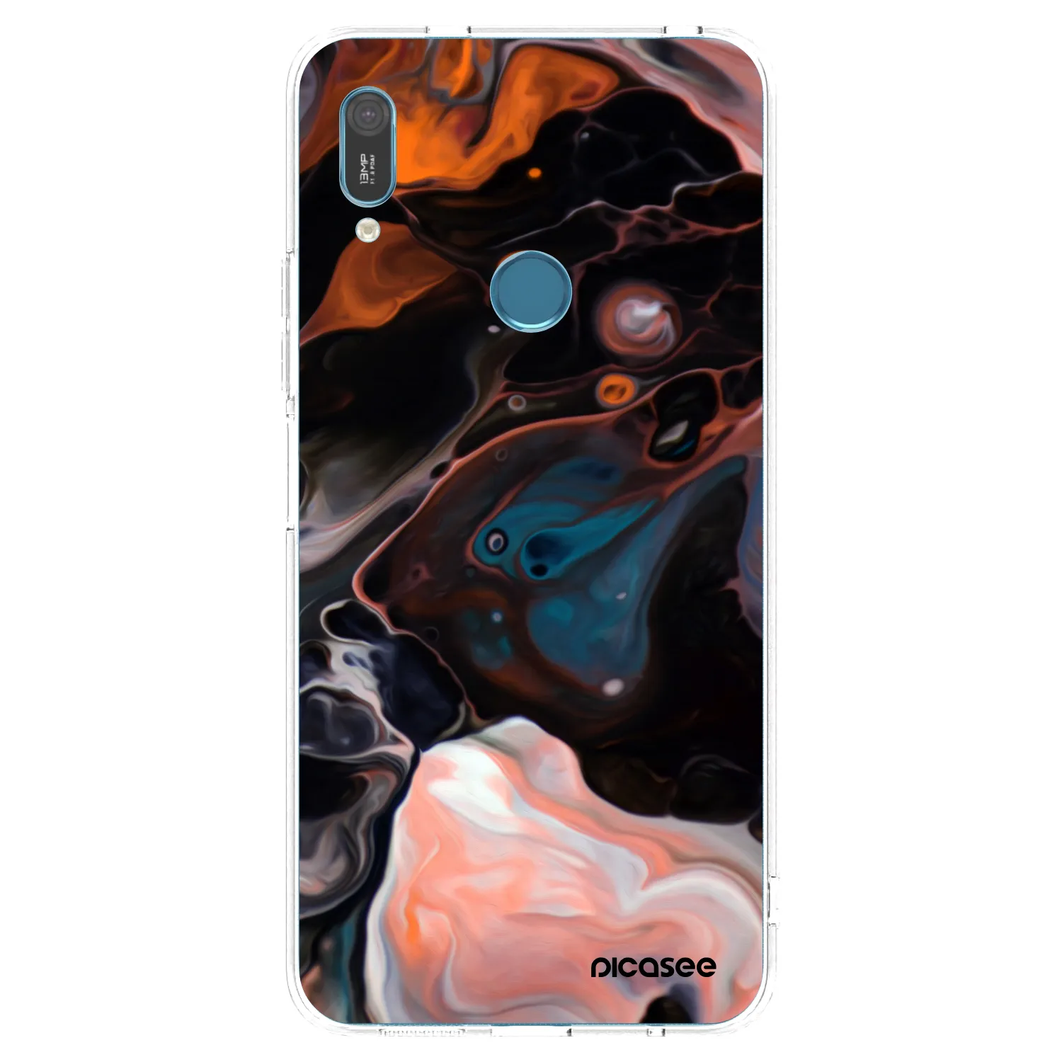 Picasee silikonski prozorni ovitek za Huawei Y6 2019 - Cream