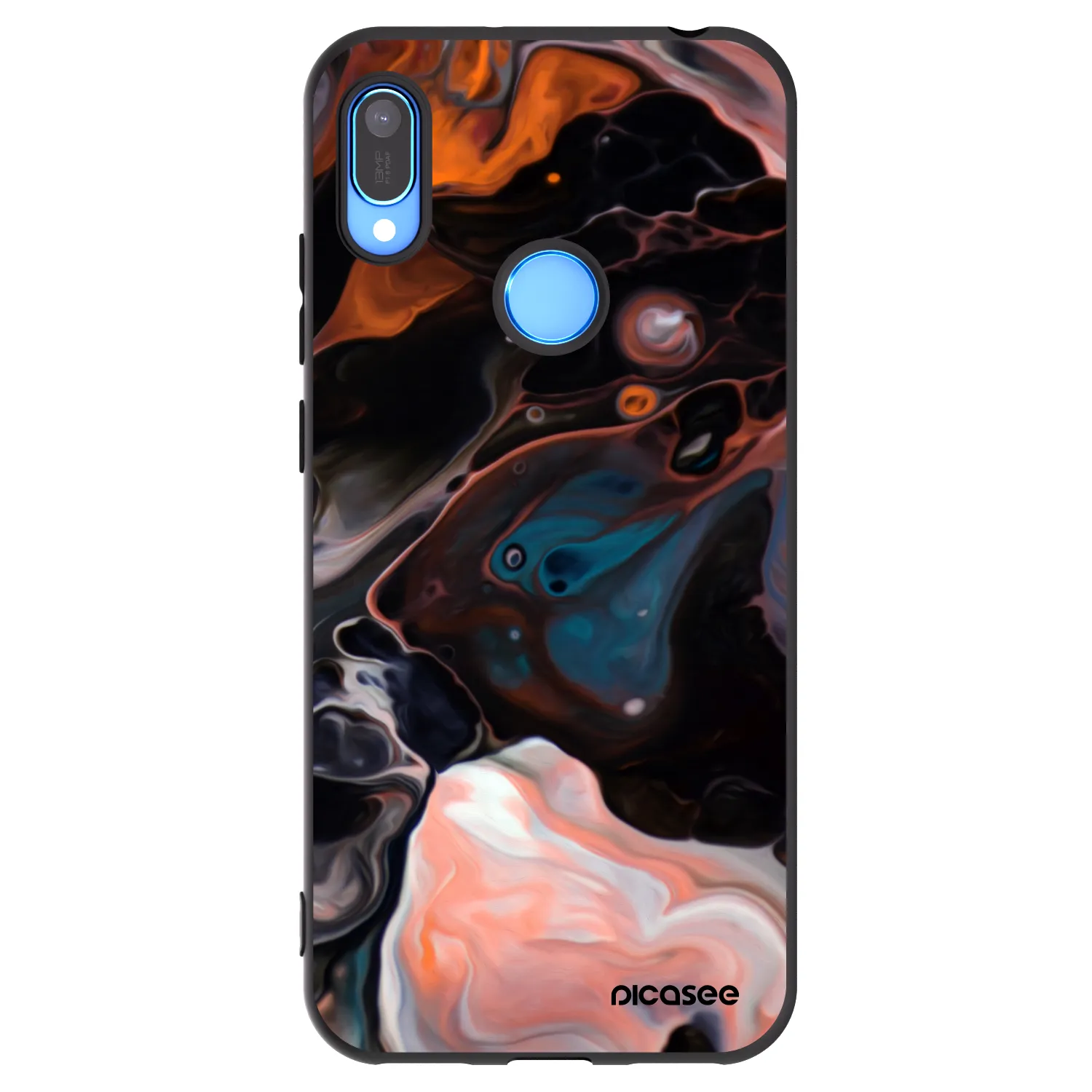 Picasee silikonski črni ovitek za Huawei Y6 2019 - Cream