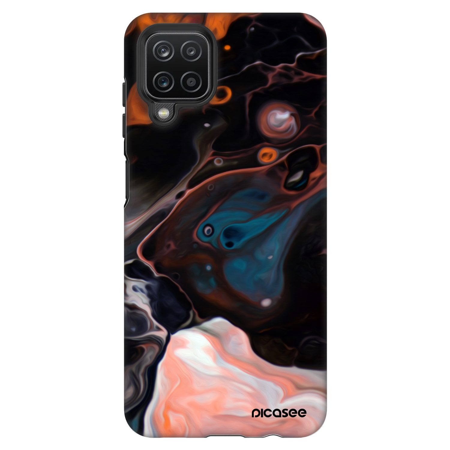 Picasee Fashion Case za Samsung Galaxy A12 A125F - Cream