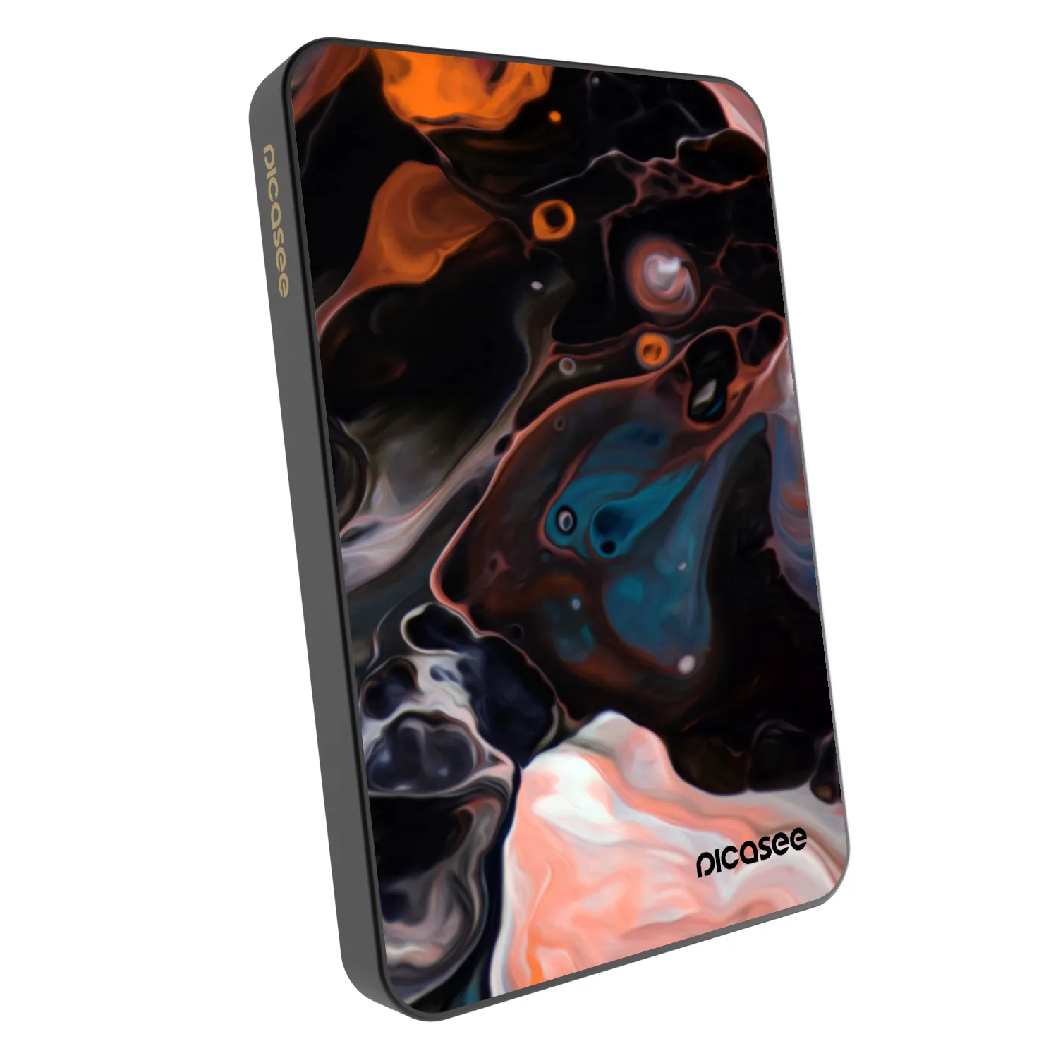 Picasee Prenosna baterija z MagSafe 5 000 mAh Siva - Cream