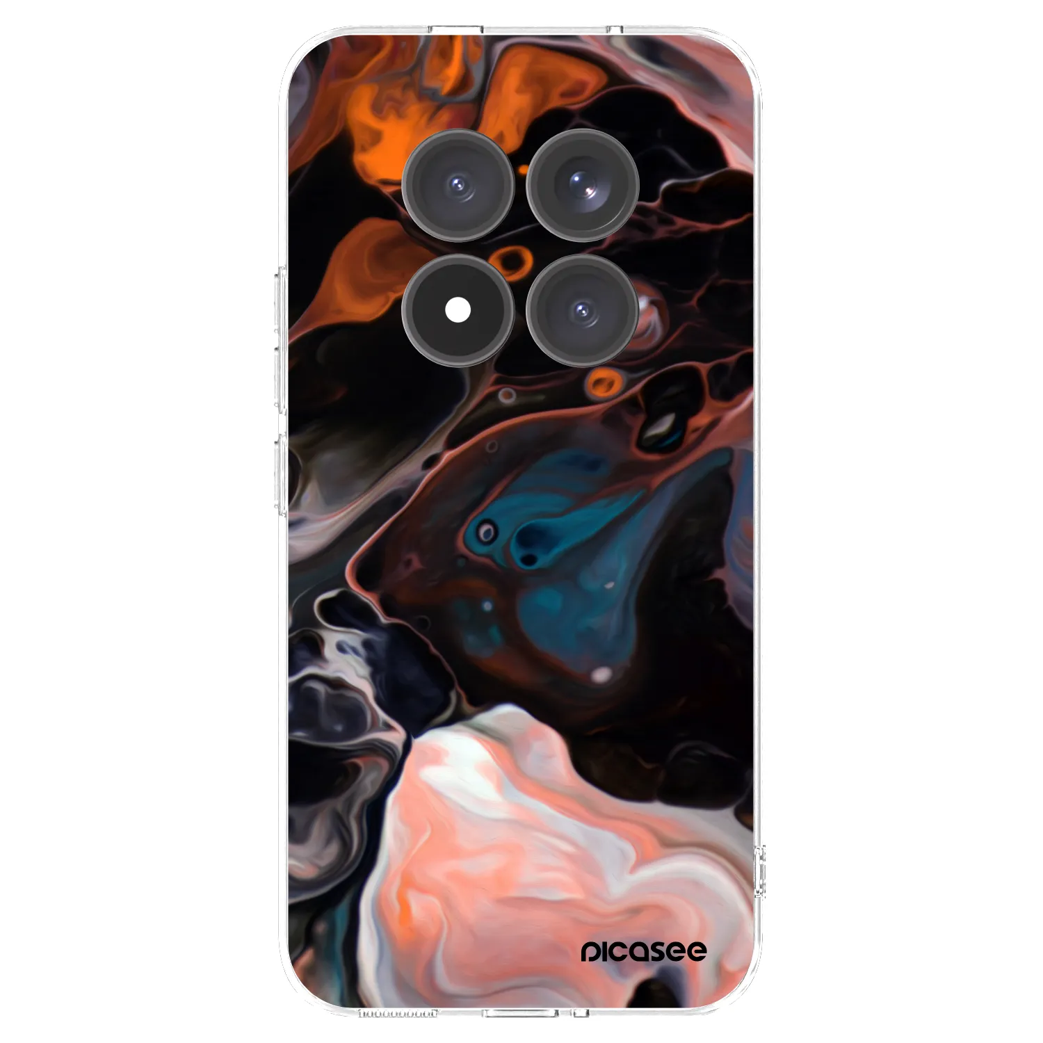 Picasee silikonski prozorni ovitek za Xiaomi Redmi Note 15 Pro+ - Cream
