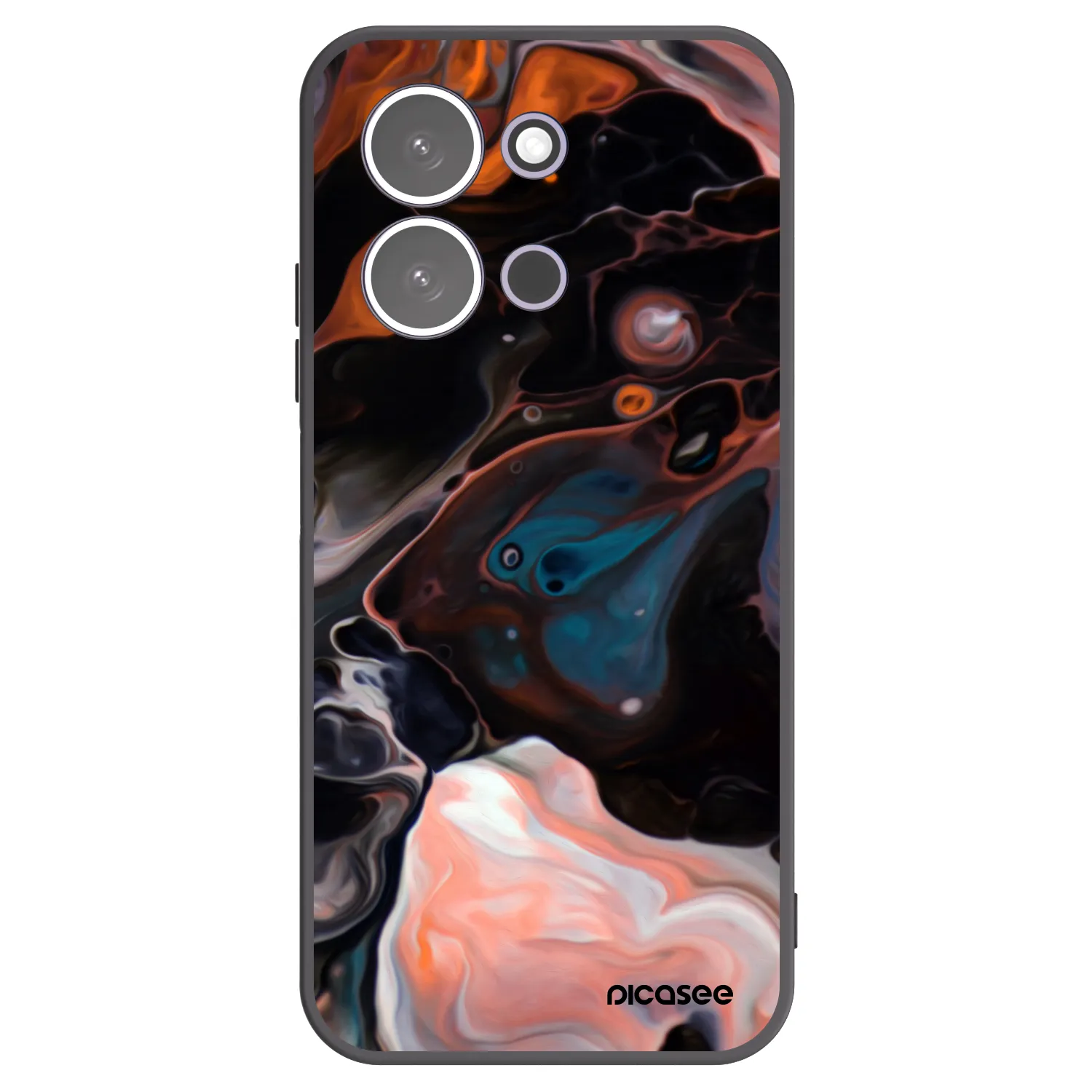 Picasee silikonski črni ovitek za Xiaomi Redmi 15C 5G - Cream