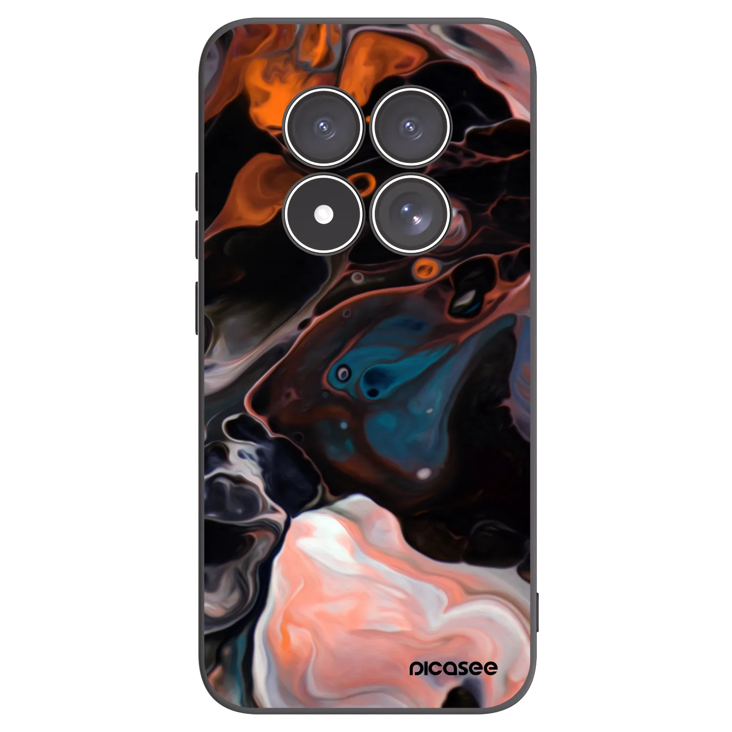 Picasee silikonski črni ovitek za Xiaomi Redmi Note 15 Pro 5G - Cream