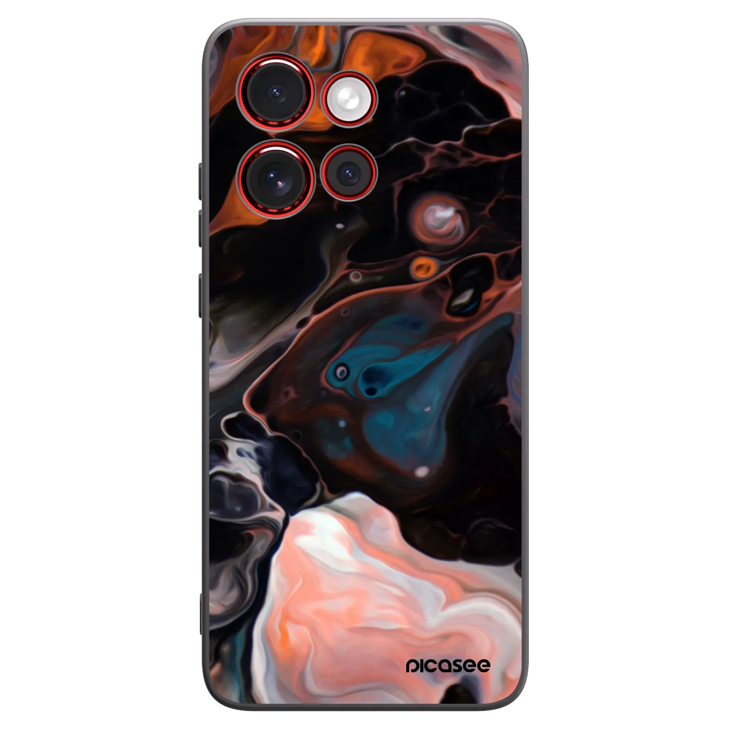 Picasee silikonski črni ovitek za Motorola Edge 60 Neo 5G - Cream