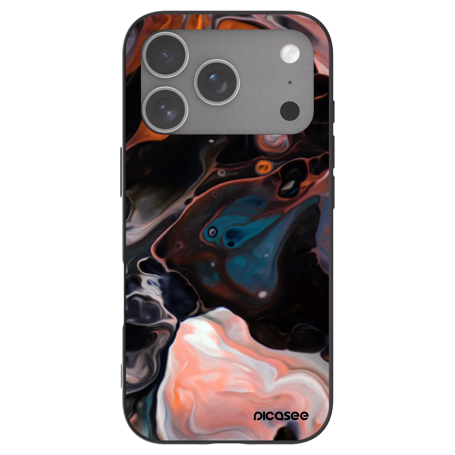 Picasee silikonski črni ovitek za Apple iPhone 18 Pro - Cream