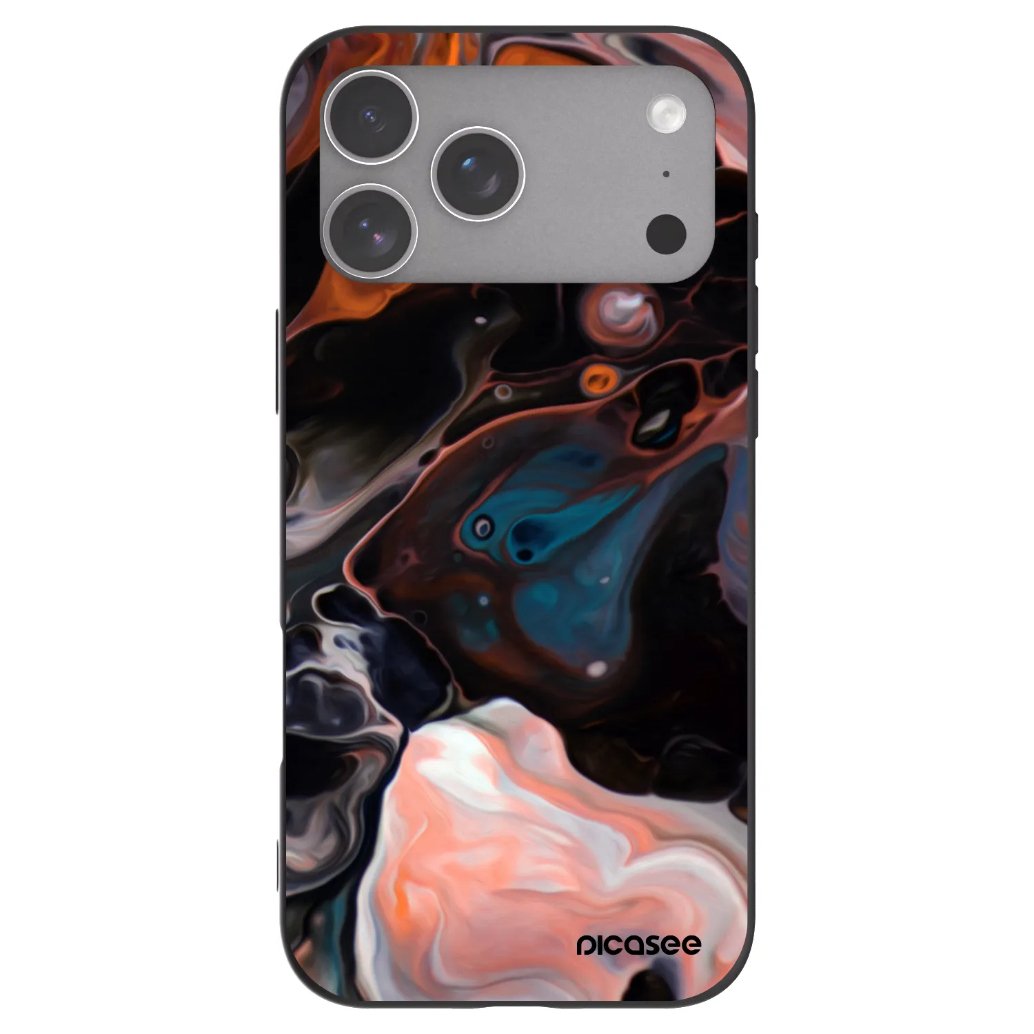 Picasee silikonski črni ovitek za Apple iPhone 18 Pro Max - Cream