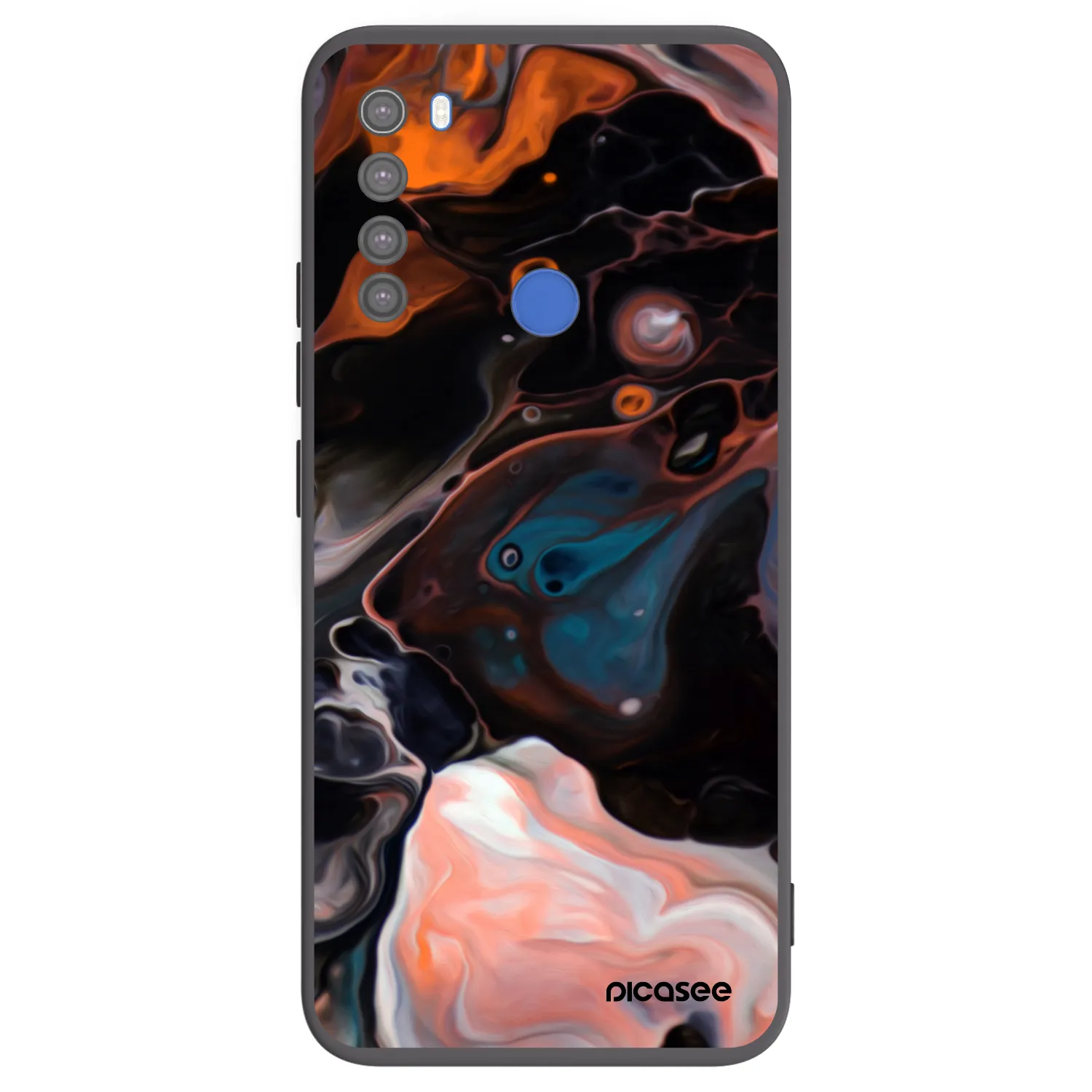 Picasee silikonski črni ovitek za Xiaomi Redmi Note 8T - Cream