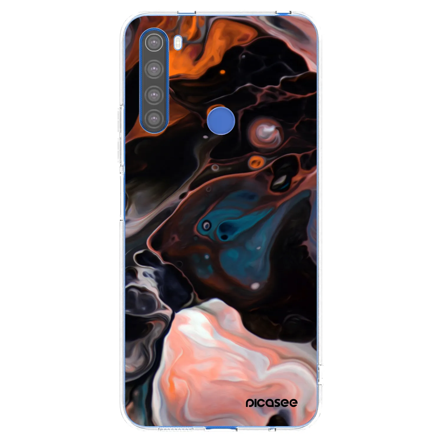 Picasee silikonski prozorni ovitek za Xiaomi Redmi Note 8T - Cream