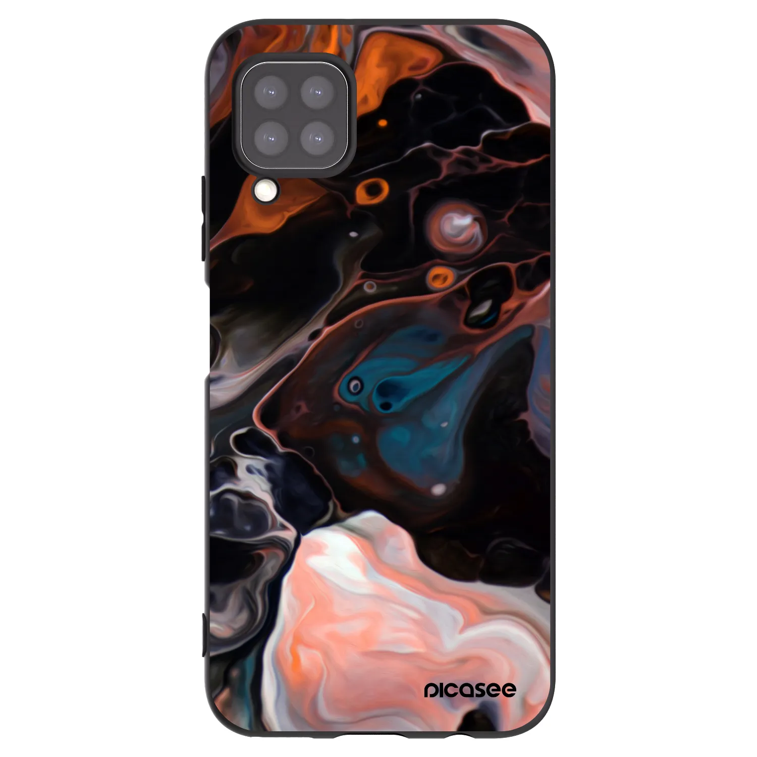 Picasee silikonski črni ovitek za Huawei P40 Lite - Cream