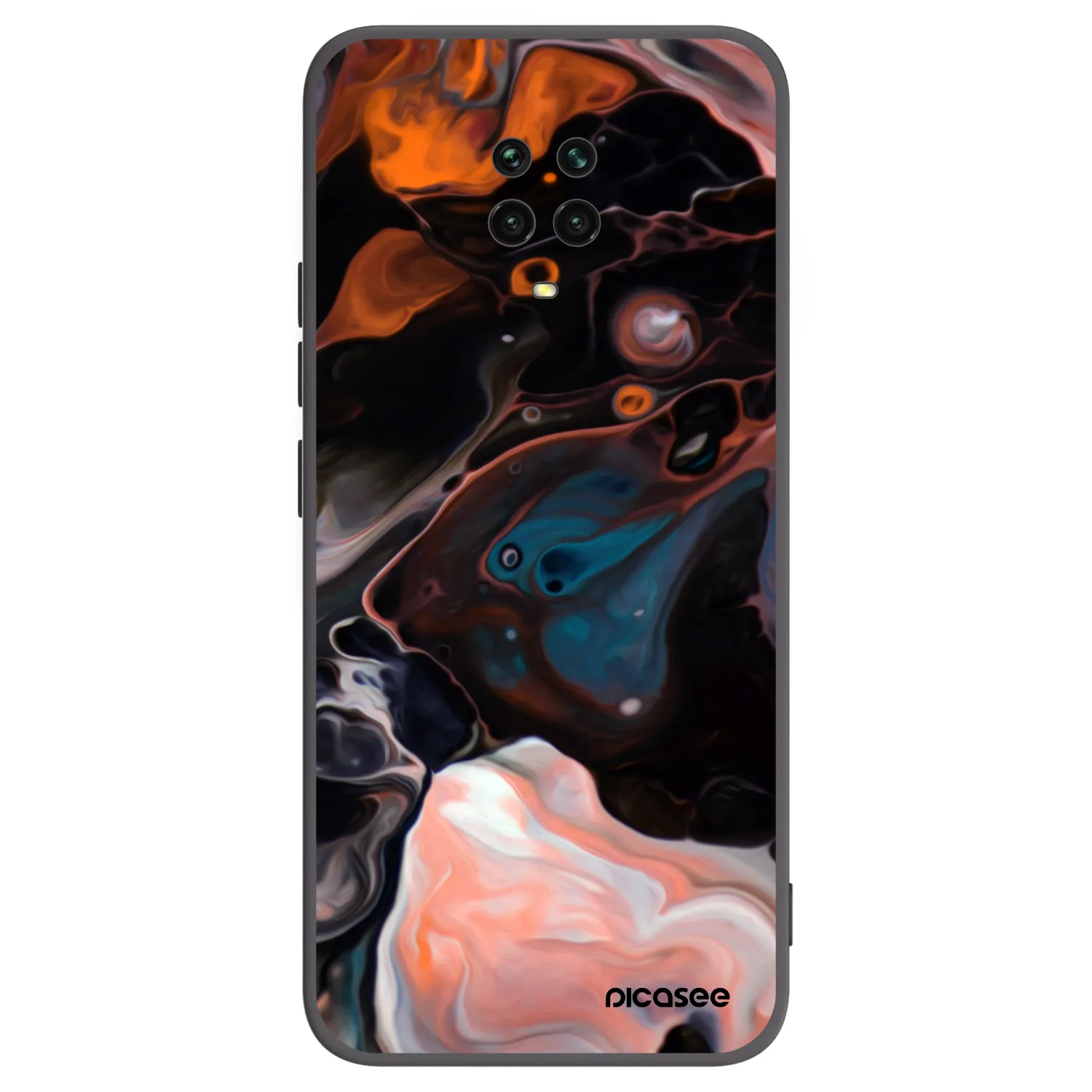 Picasee silikonski črni ovitek za Xiaomi Redmi Note 9S - Cream