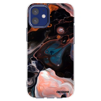 Picasee silikonski prozorni ovitek za Apple iPhone 12 mini - Cream