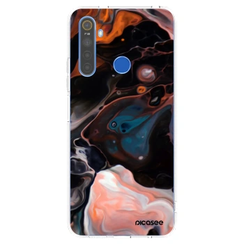 Picasee silikonski prozorni ovitek za Realme 5 - Cream