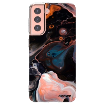 Picasee silikonski prozorni ovitek za Samsung Galaxy S21 5G G991B - Cream