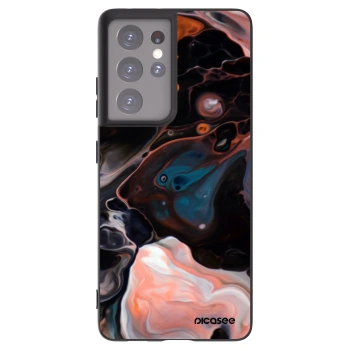 Picasee silikonski črni ovitek za Samsung Galaxy S21 Ultra 5G G998B - Cream