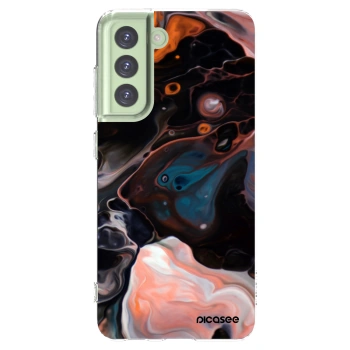 Picasee silikonski prozorni ovitek za Samsung Galaxy S21 FE 5G - Cream