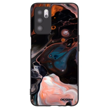 Picasee silikonski črni ovitek za OPPO A16s - Cream