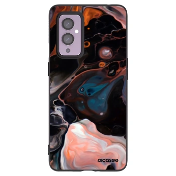 Picasee silikonski črni ovitek za OnePlus 9 - Cream
