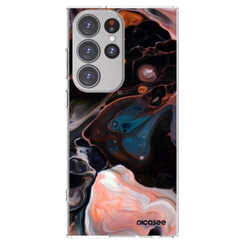 Picasee silikonski prozorni ovitek za Samsung Galaxy S23 Ultra 5G - Cream